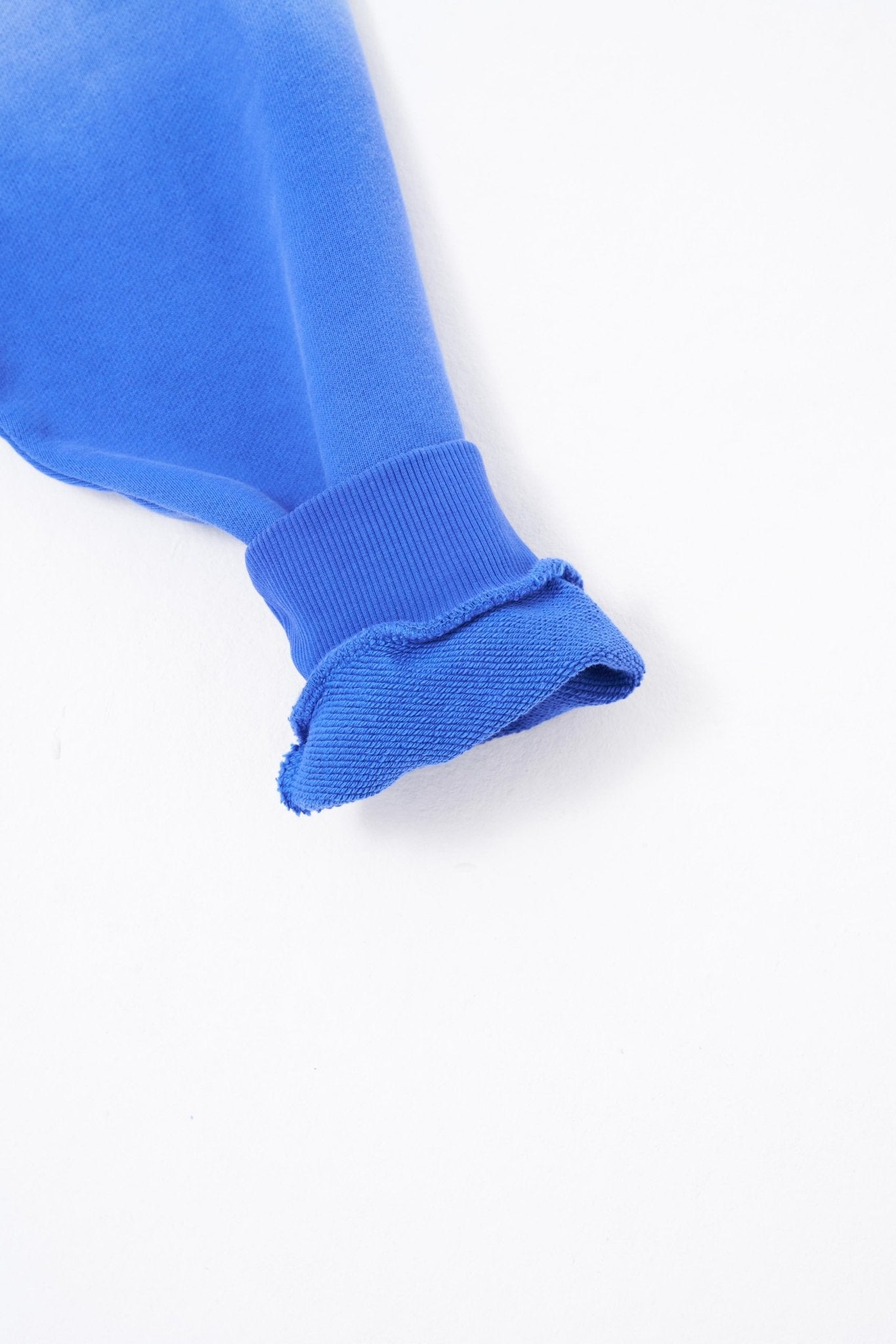 Erkek Gradient Yıkamalı Kapüşonlu Sweatshirt Saks Mavi