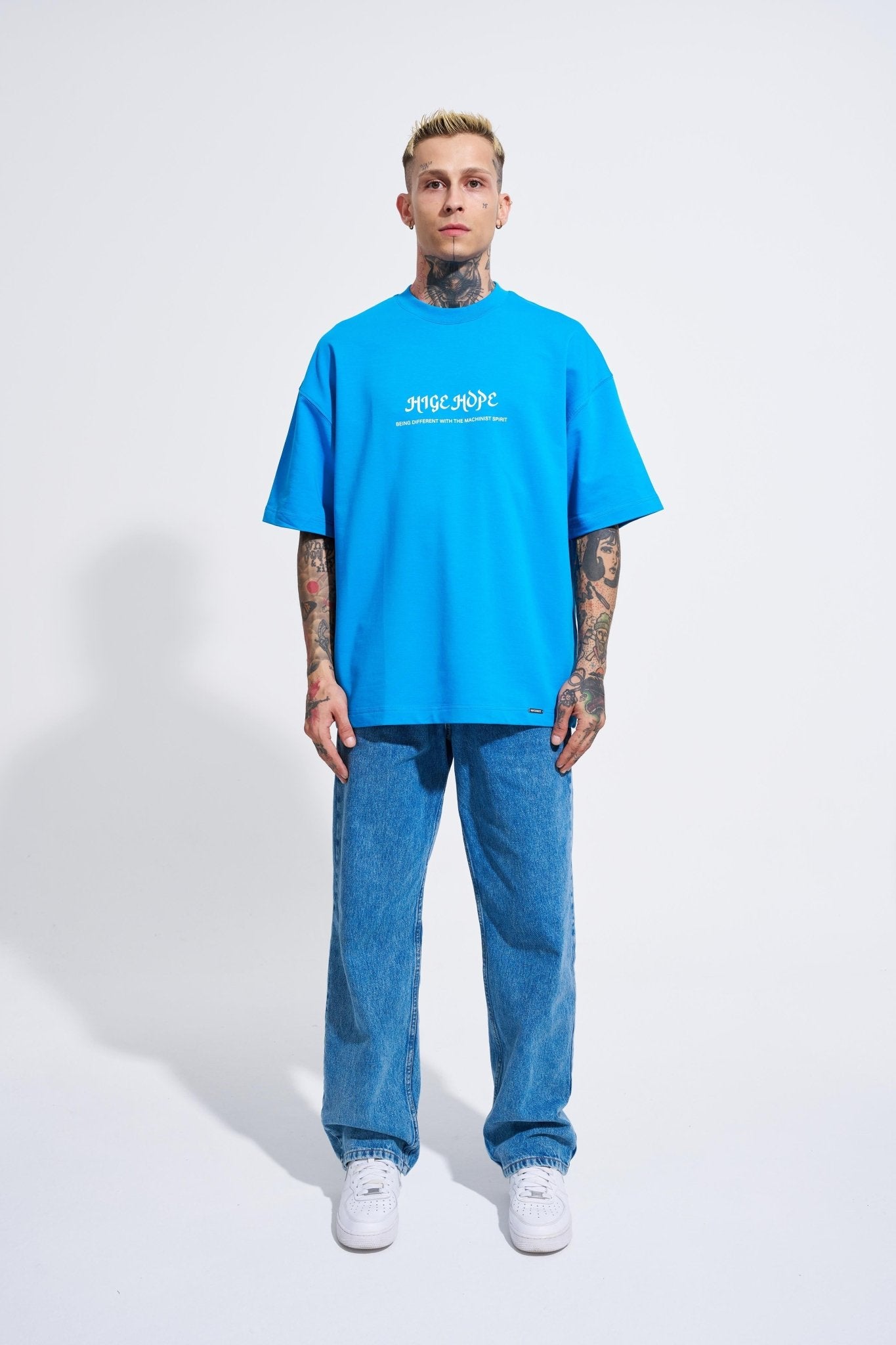 Erkek High Hope Baskılı Oversize Tişört Lens