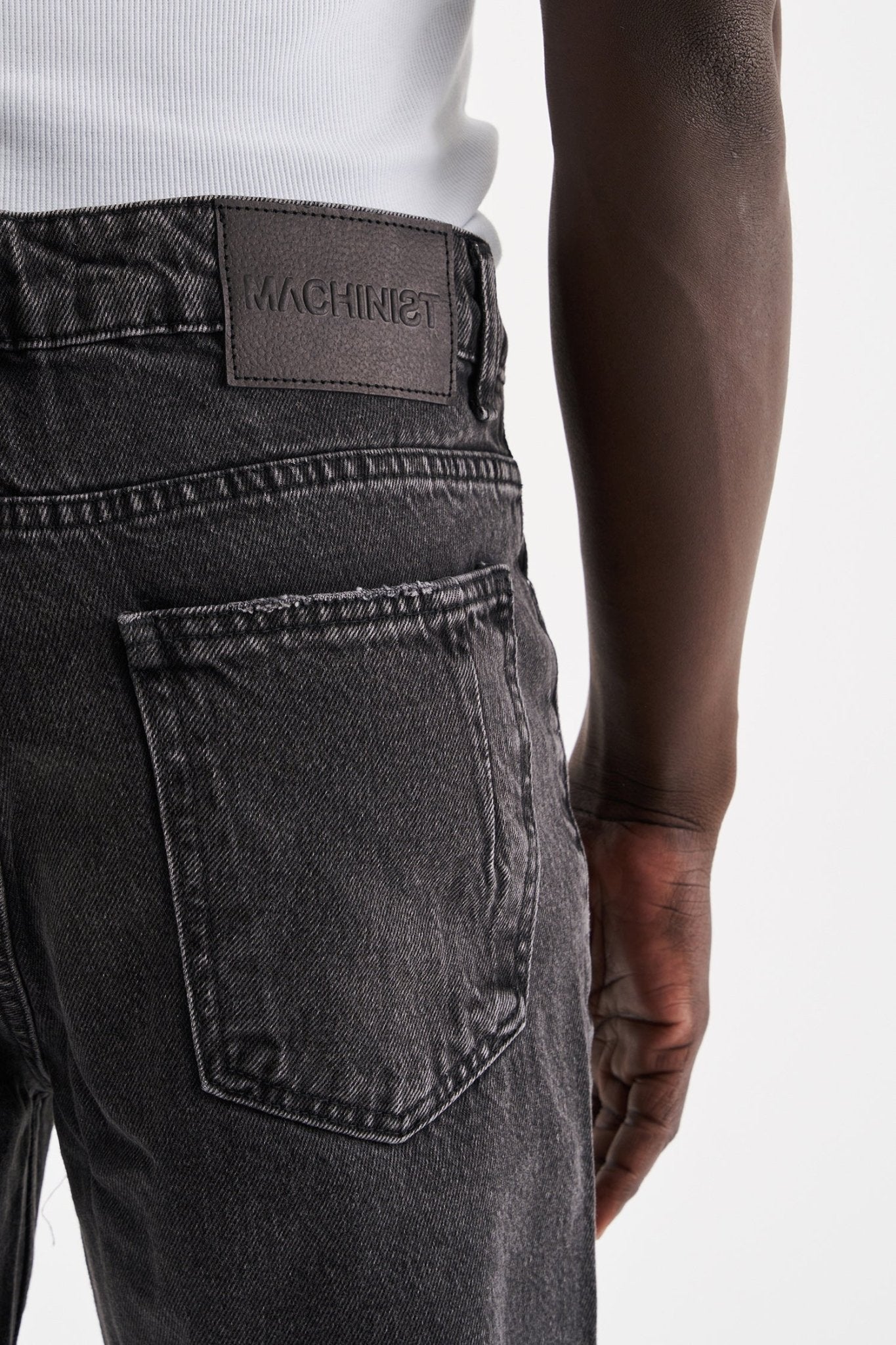 Erkek Loose Fit Jean Pantolon Antrasit
