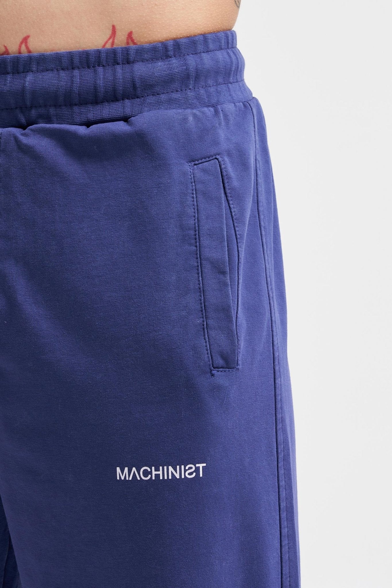 Erkek Luxury Basic Yıkamalı Jogger Eşofman Altı Gece Mavisi