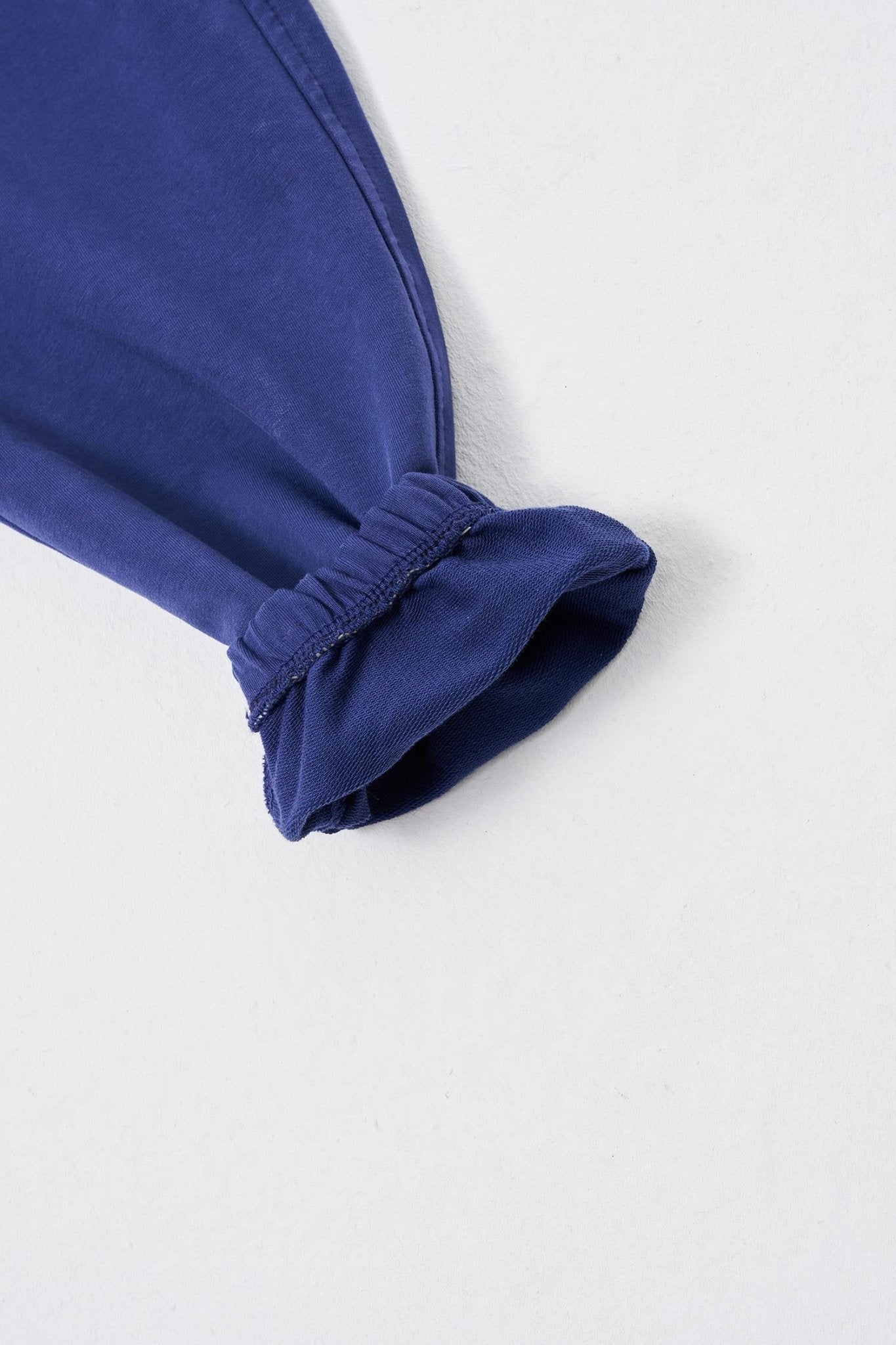 Erkek Luxury Basic Yıkamalı Jogger Eşofman Altı Gece Mavisi