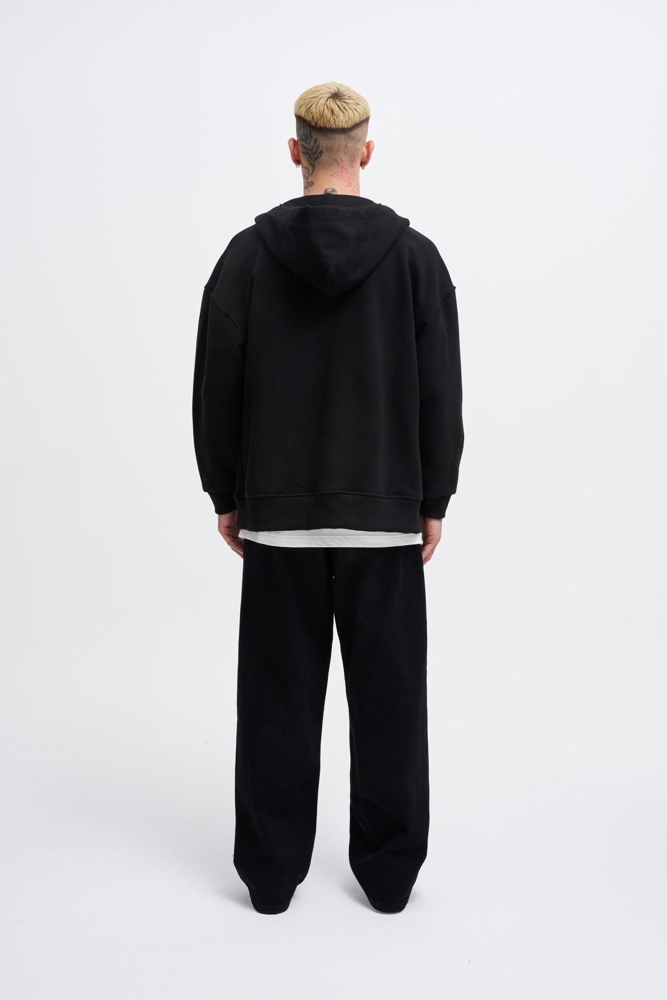 Erkek M Logo Zip Jacket Siyah