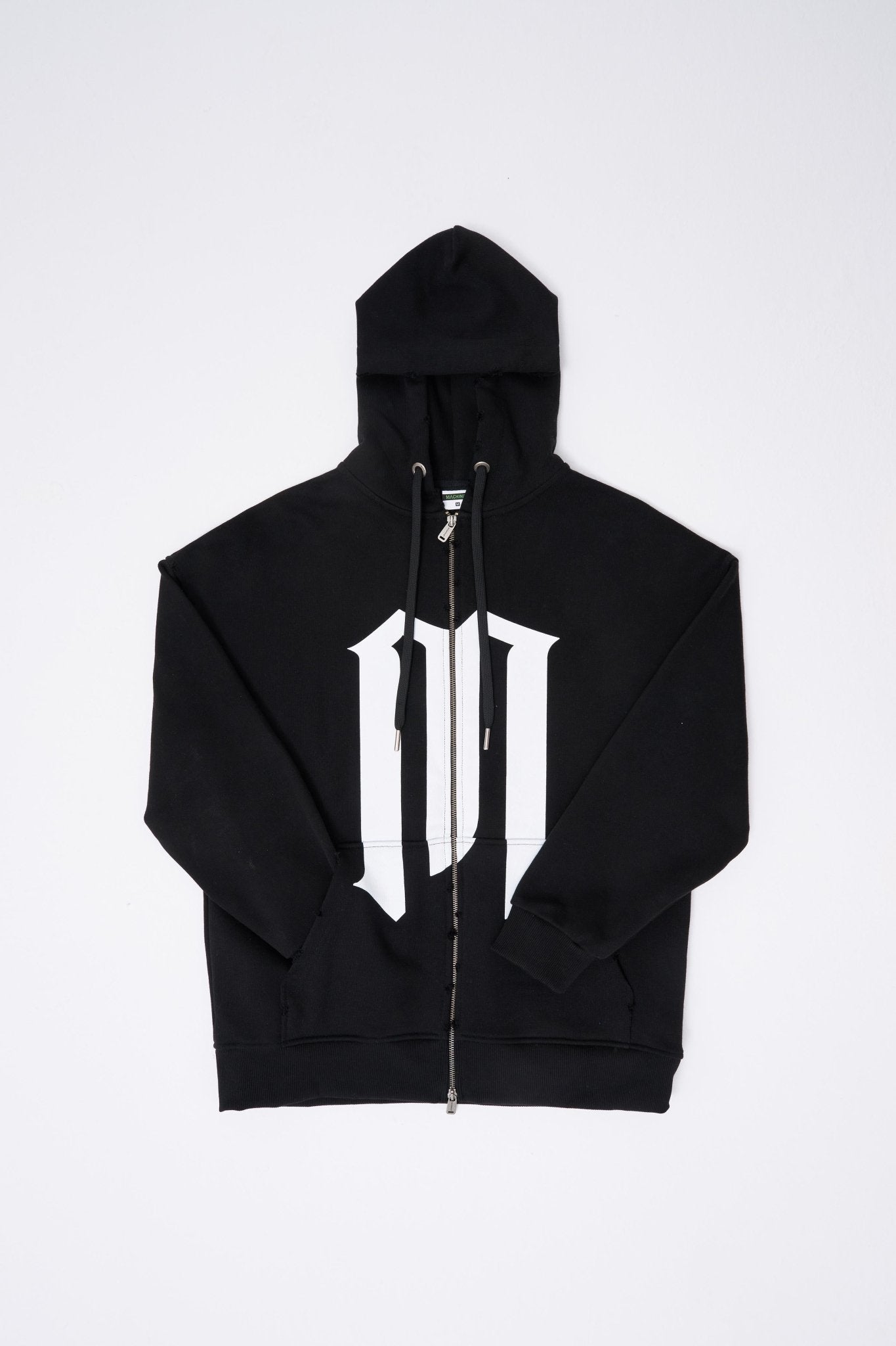 Erkek M Logo Zip Jacket Siyah