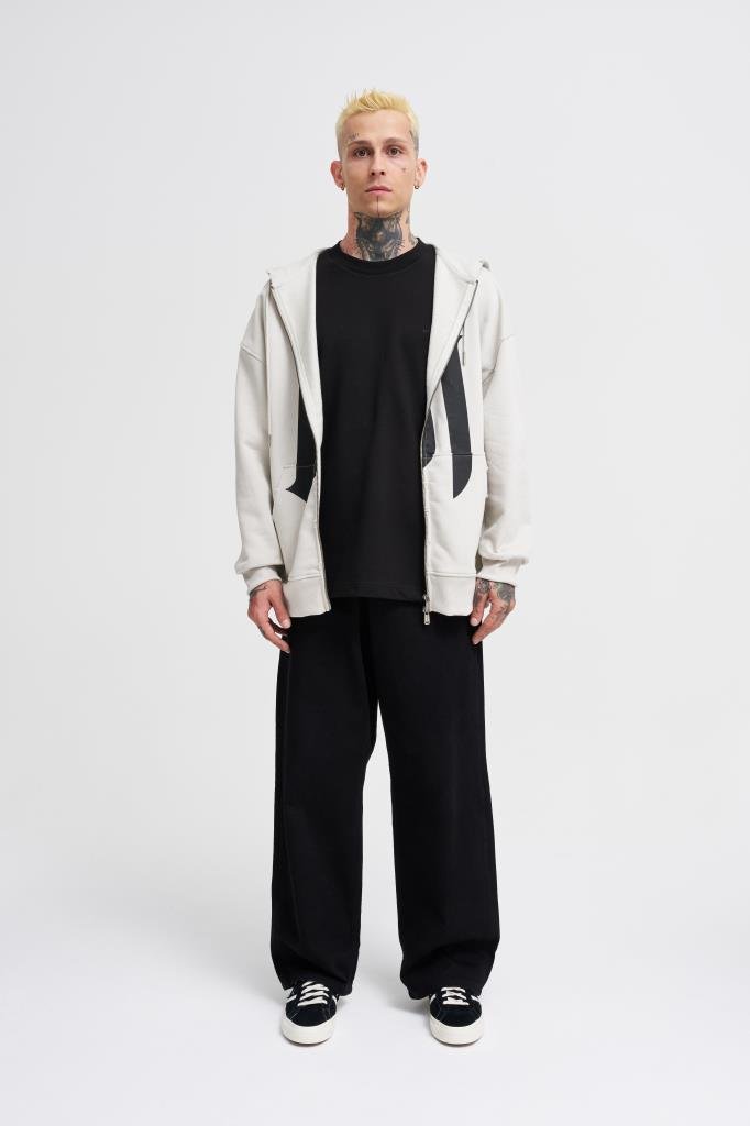 Erkek M Logo Zip Jacket Uzay Grisi