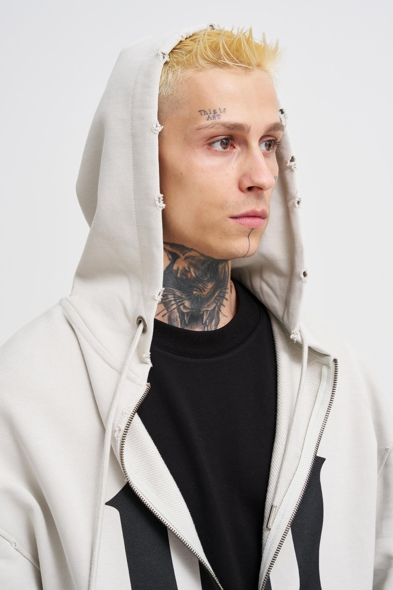 Erkek M Logo Zip Jacket Uzay Grisi