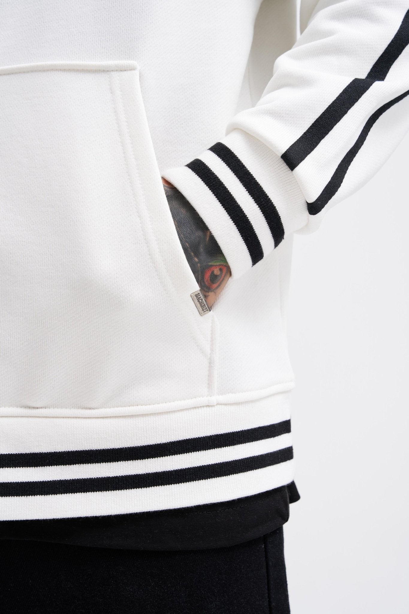 Erkek M Star Logo Zip Jacket Ekru