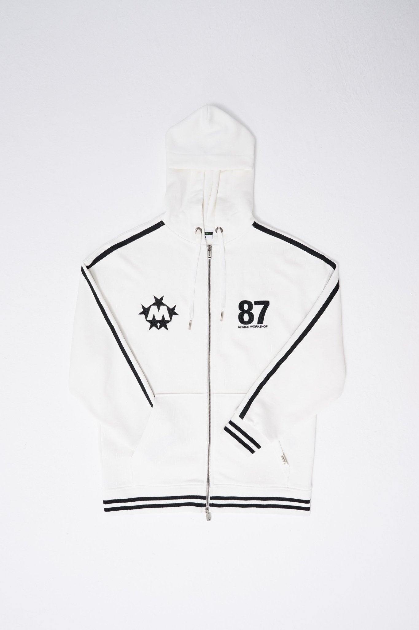 Erkek M Star Logo Zip Jacket Ekru