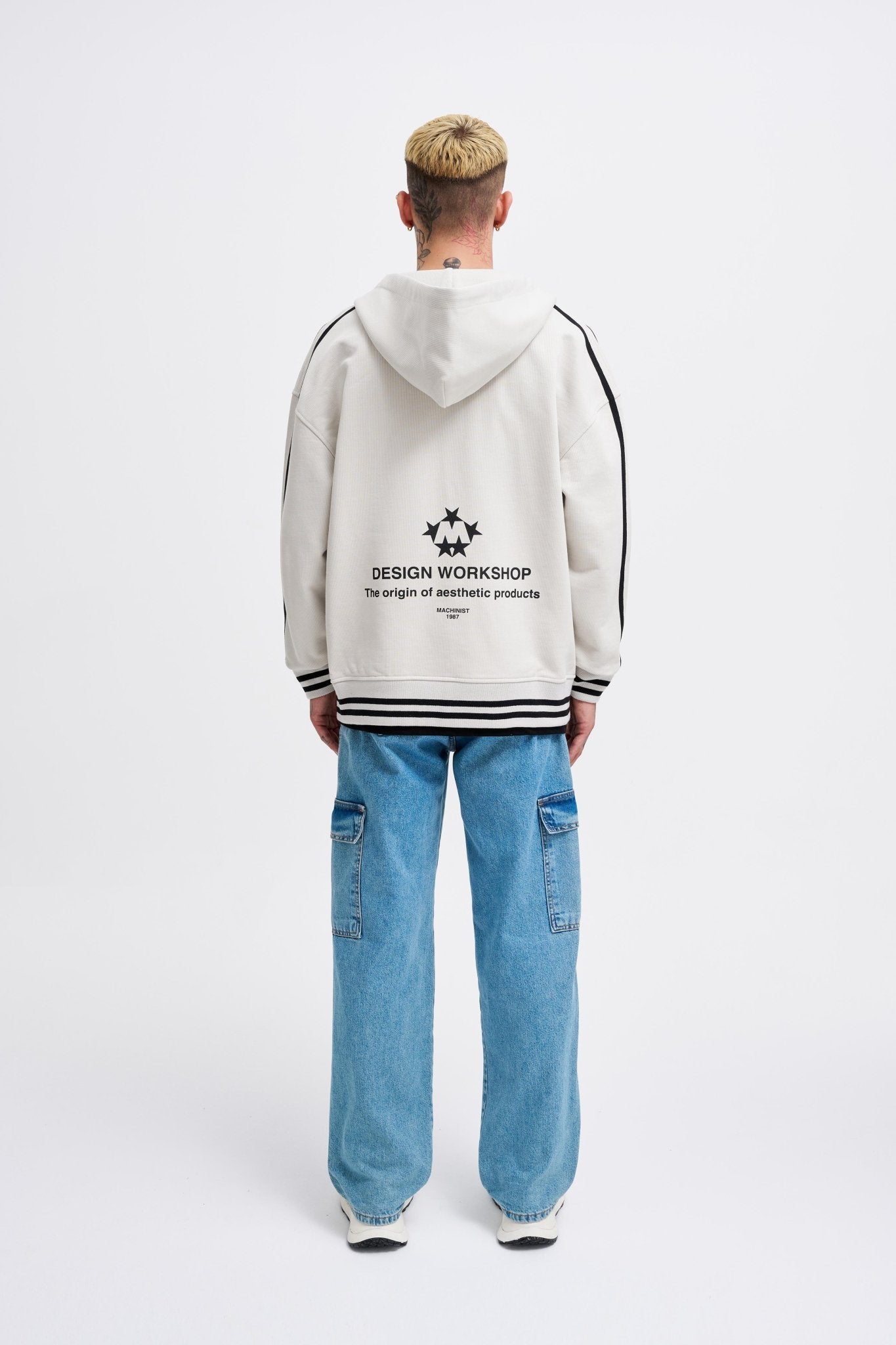 Erkek M Star Logo Zip Jacket Uzay Grisi