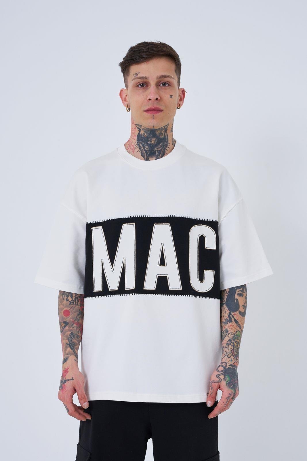 Erkek MAC Blanket Oversize Tişört Ekru