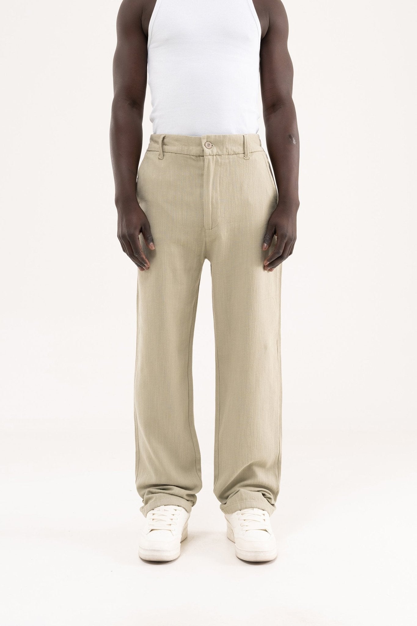 Erkek Oversize Baggy Pantolon Çağla Yeşili