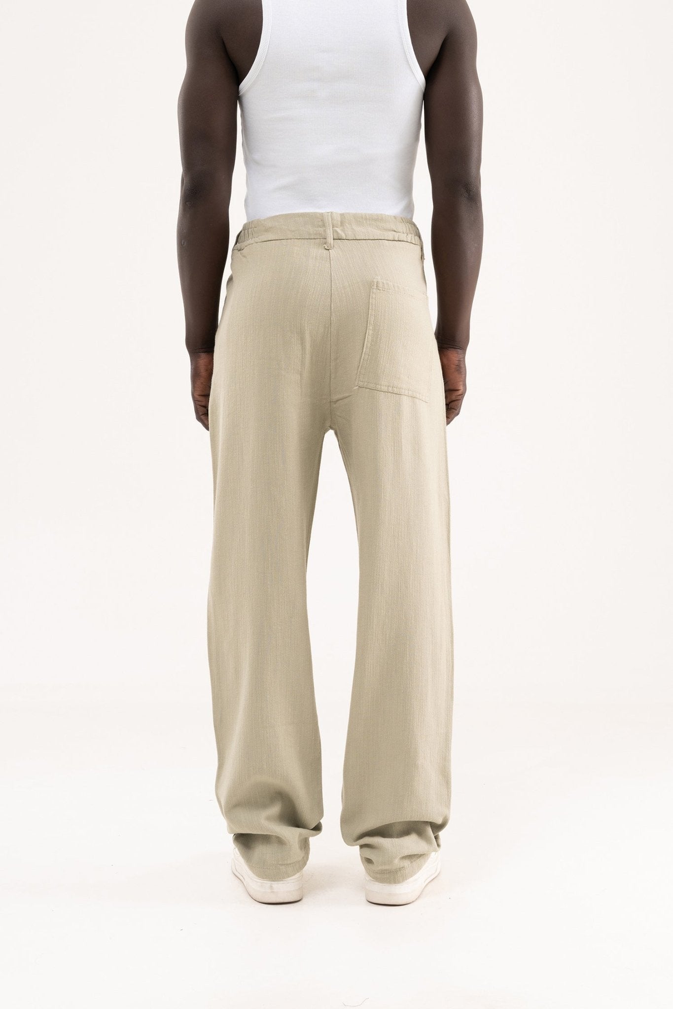 Erkek Oversize Baggy Pantolon Çağla Yeşili