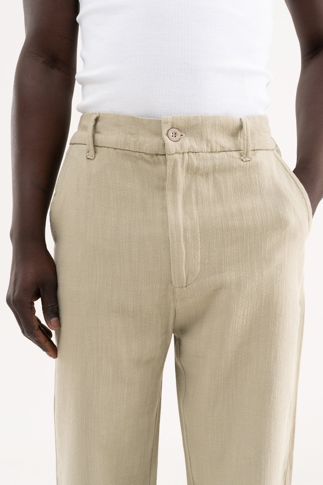 Erkek Oversize Baggy Pantolon Çağla Yeşili