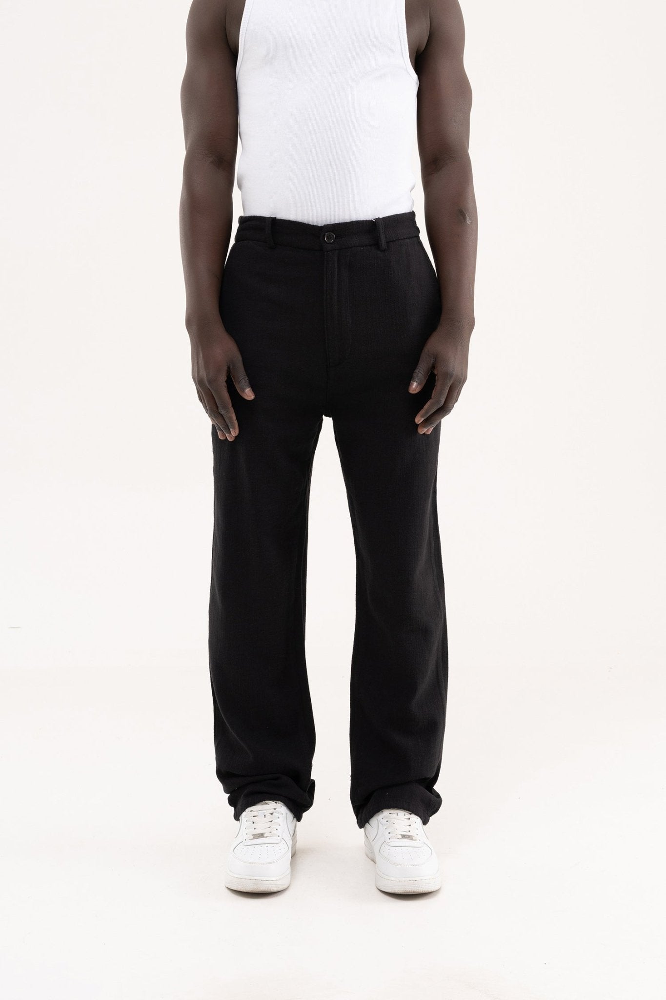 Erkek Oversize Baggy Pantolon Siyah