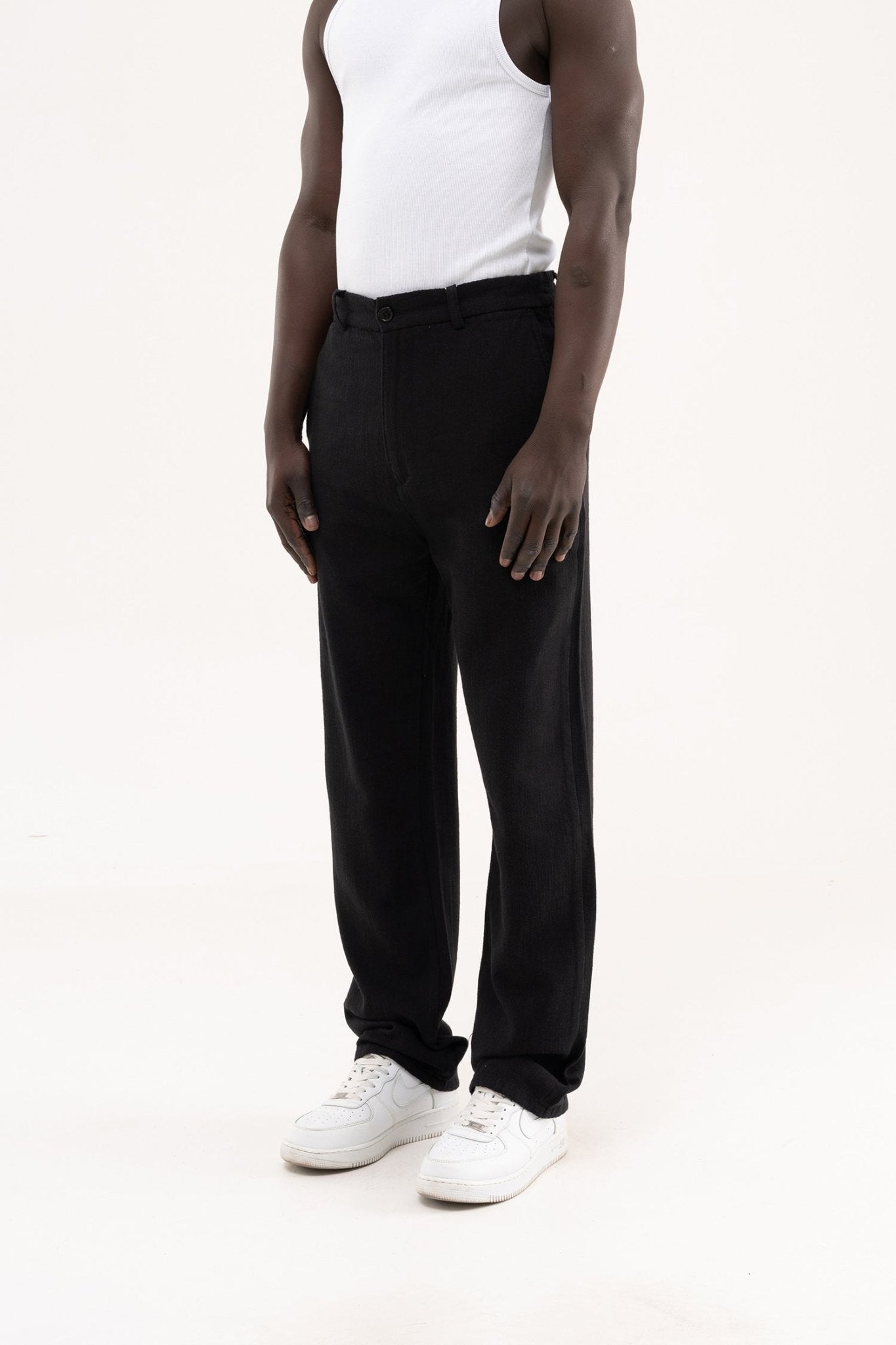 Erkek Oversize Baggy Pantolon Siyah