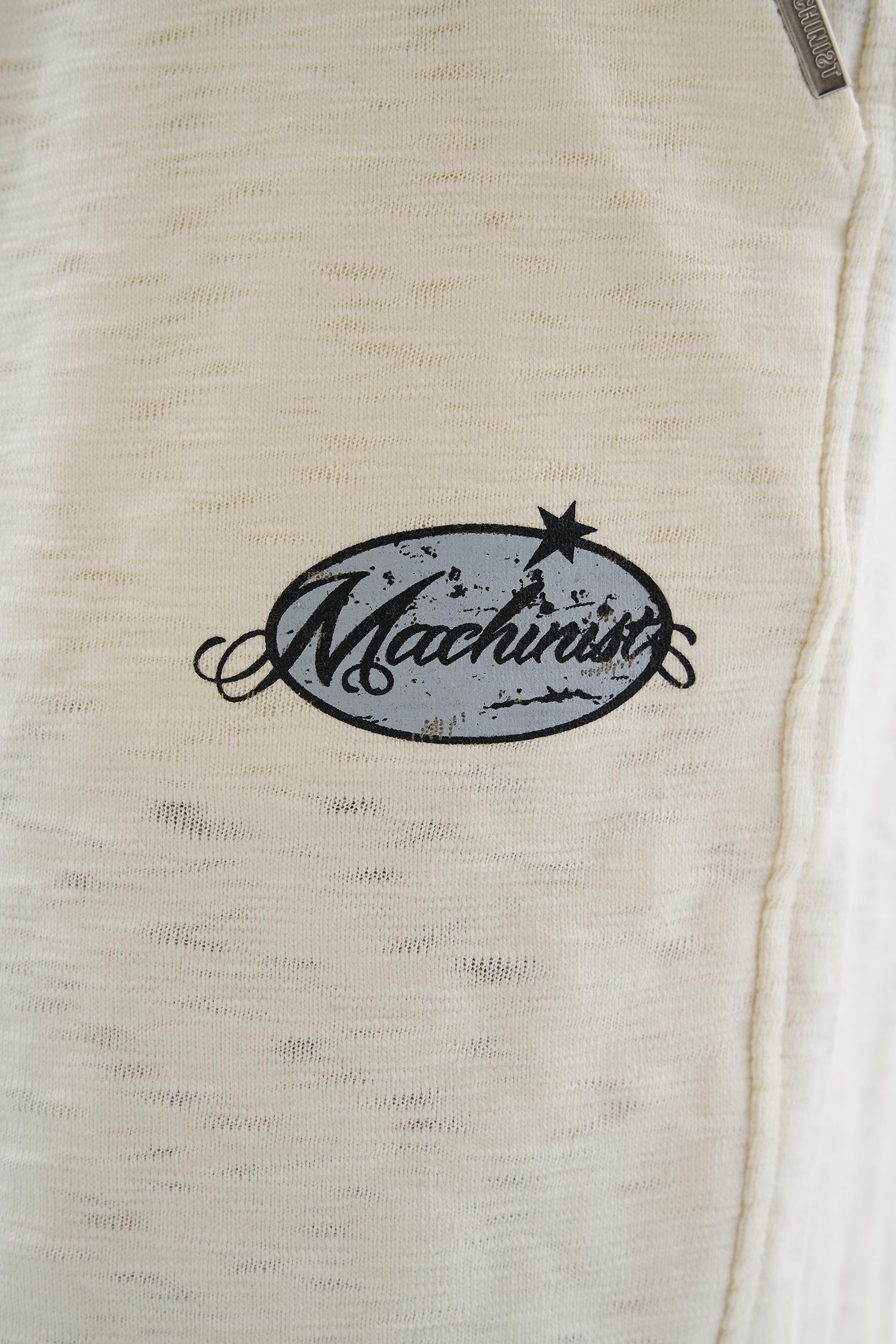 Erkek Premium Fabric Printed Şort Ekru