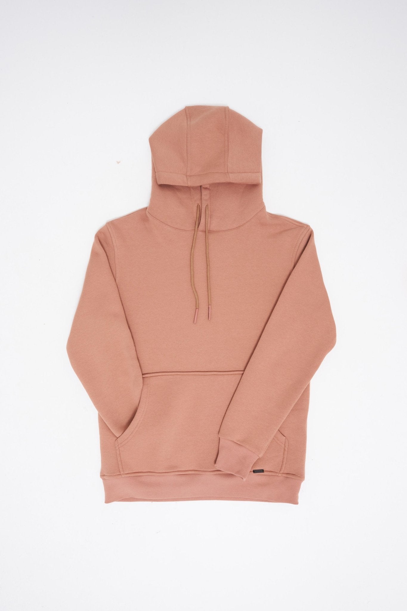 Erkek Regular Basic Kapüşonlu Sweatshirt Bakır