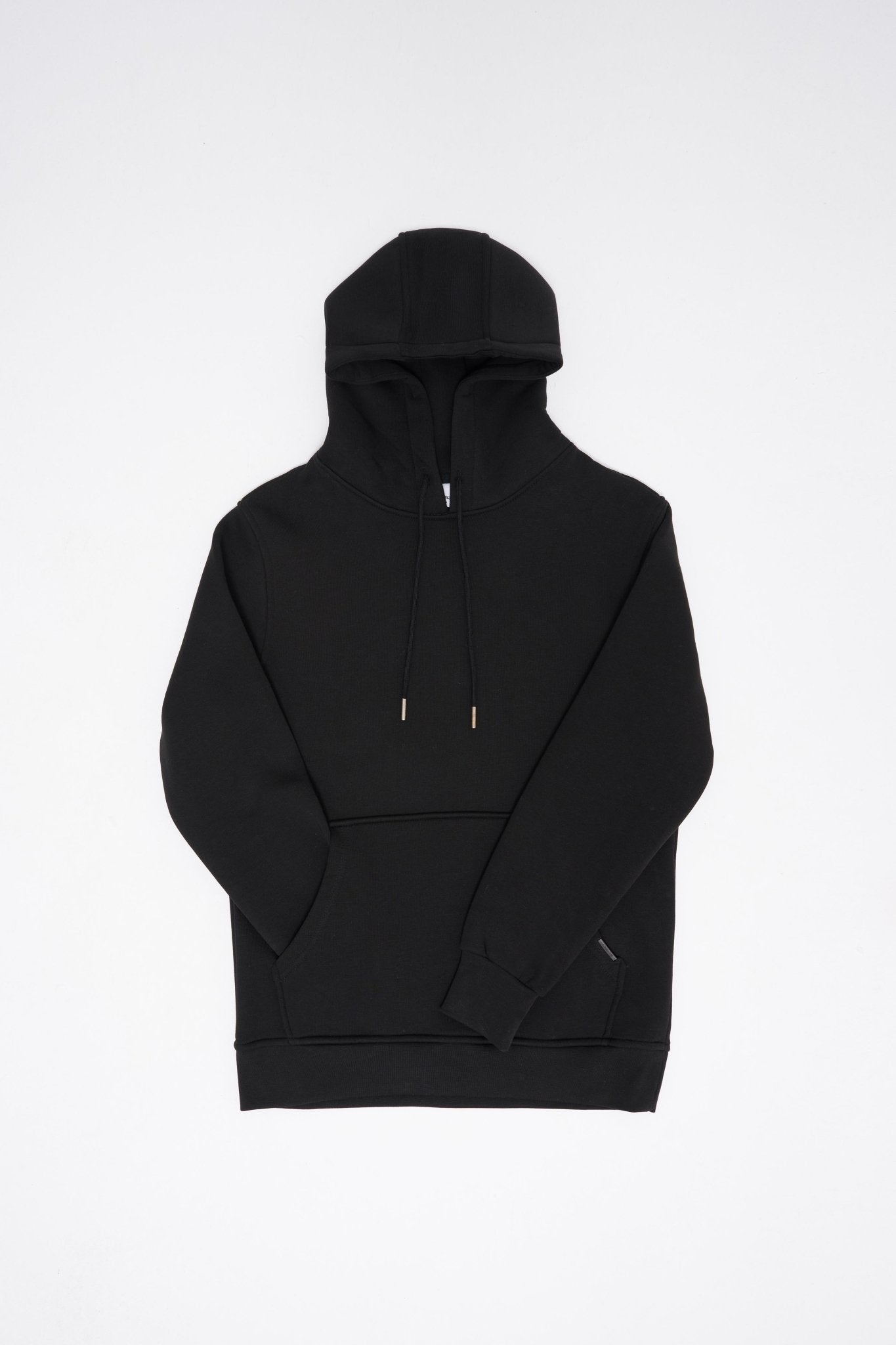 Erkek Regular Basic Kapüşonlu Sweatshirt Siyah