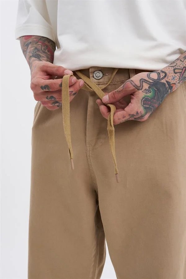 Erkek Regular Jean Pantolon Açık Camel