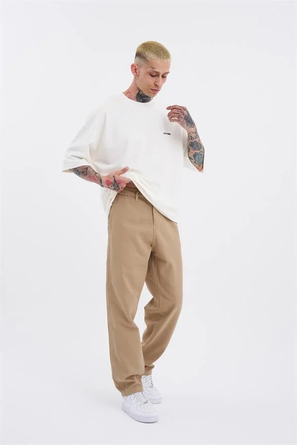 Erkek Regular Jean Pantolon Açık Camel