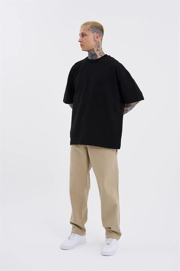 Erkek Regular Jean Pantolon Bej
