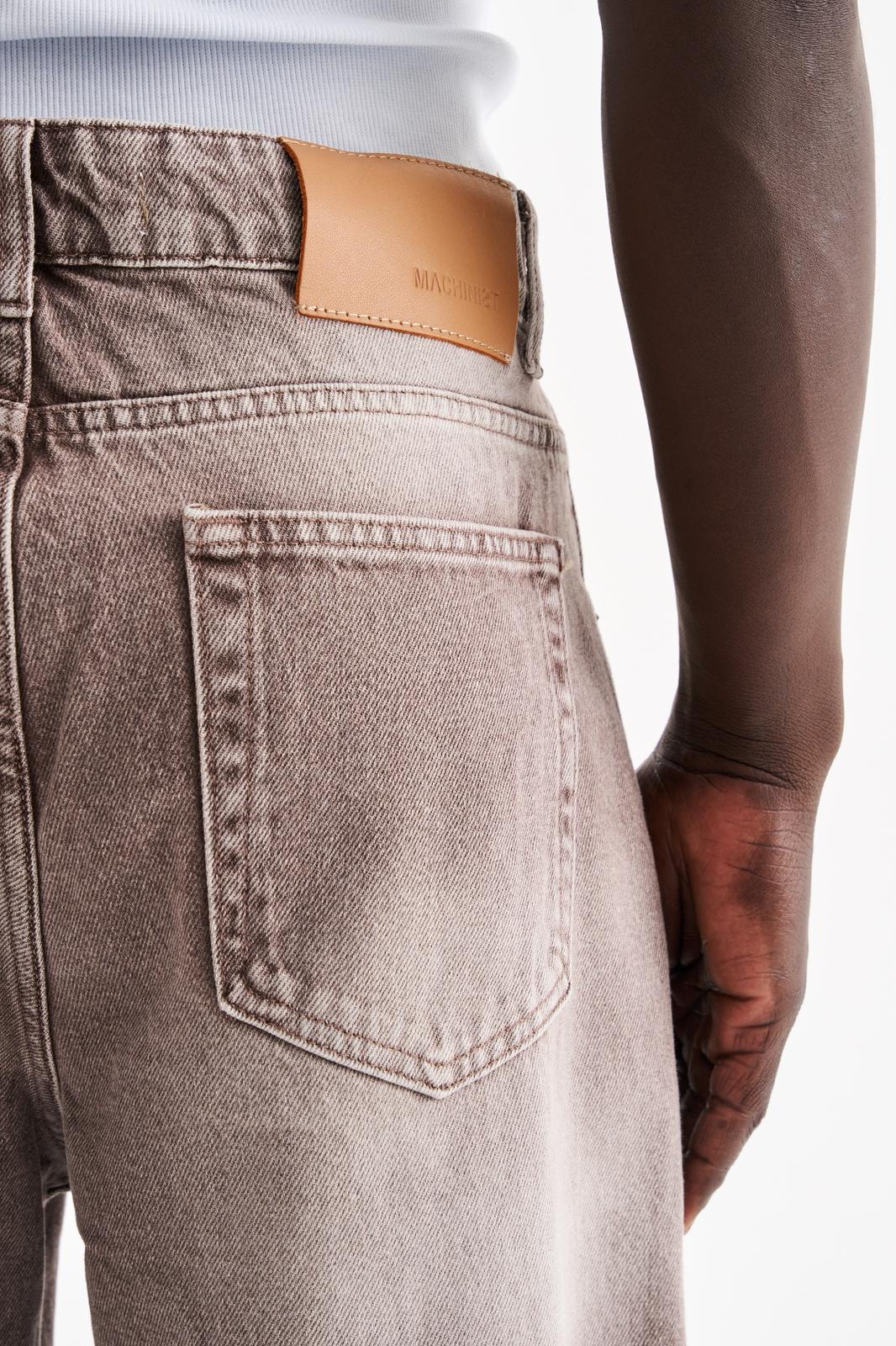 Erkek Relaxed Baggy Jean Pantolon Açık Kahverengi
