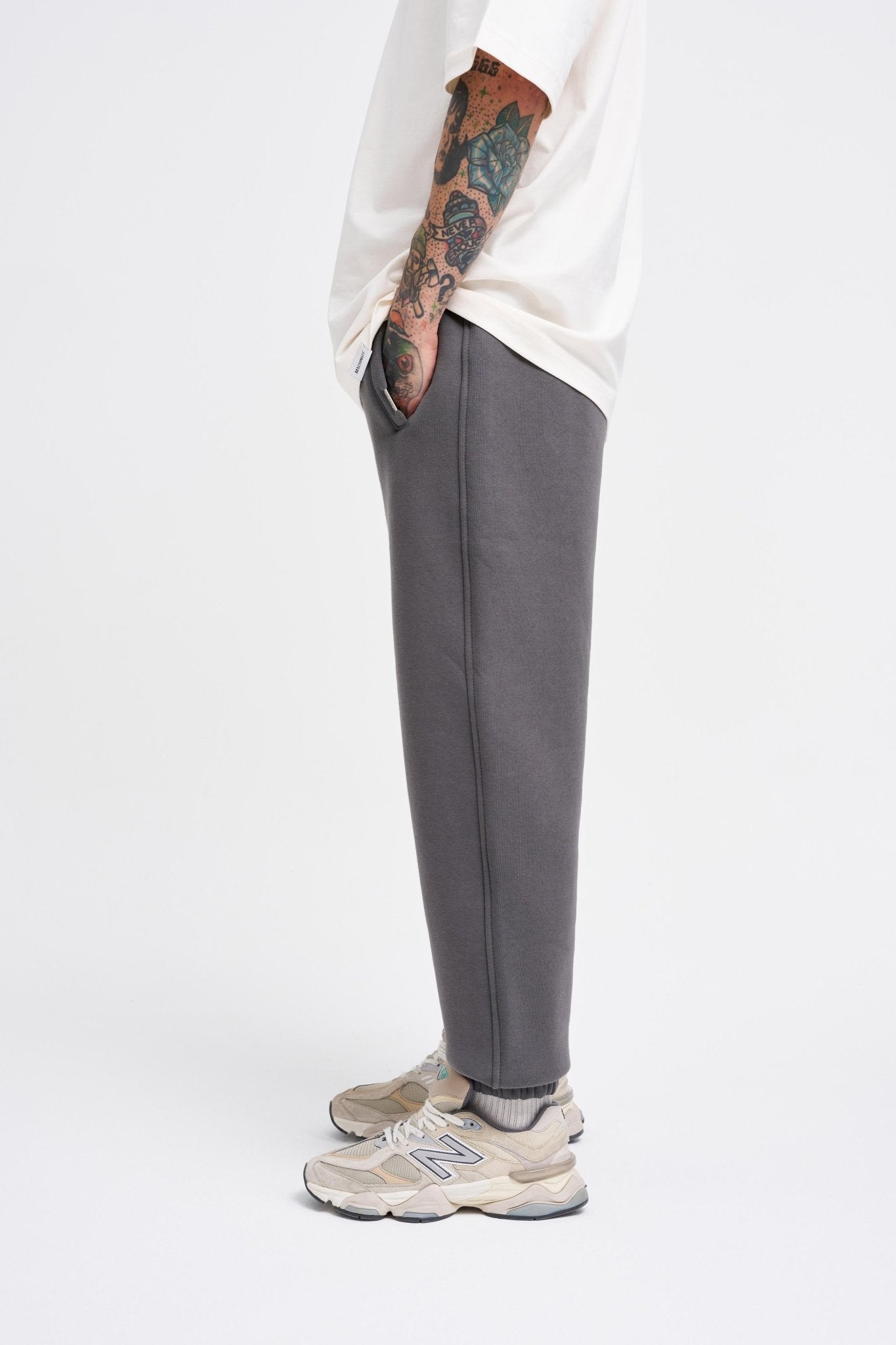 Erkek Relaxed Jogger Basic Eşofman Altı Antrasit