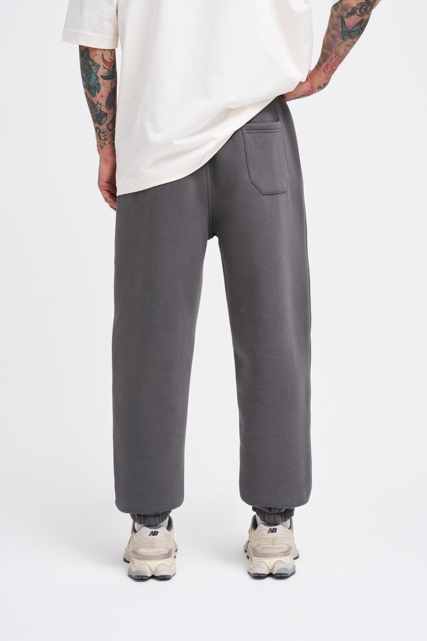 Erkek Relaxed Jogger Basic Eşofman Altı Antrasit