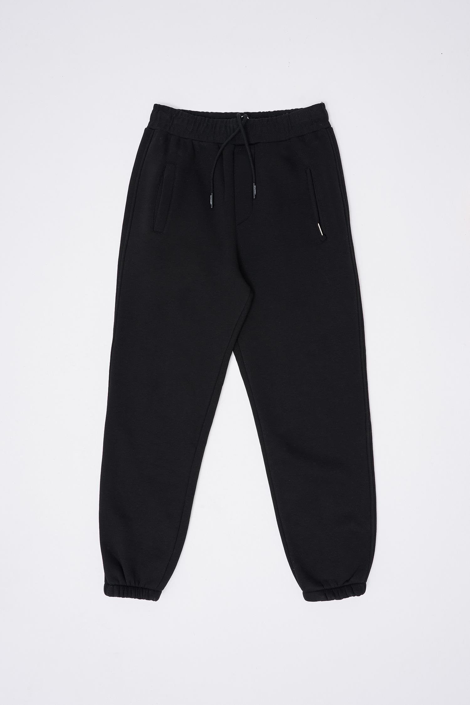 Erkek Relaxed Jogger Basic Eşofman Altı Siyah