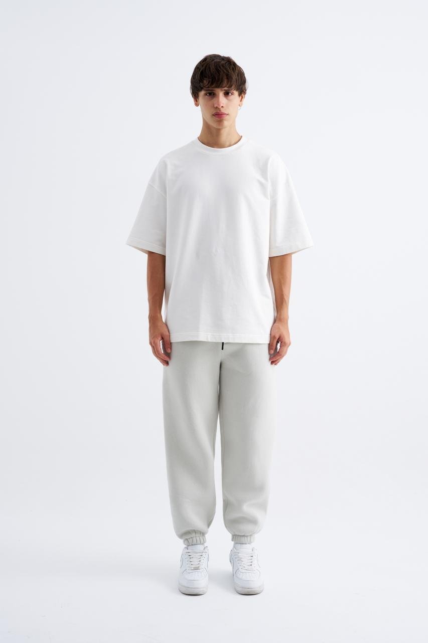 Erkek Relaxed Jogger Basic Eşofman Altı Uzay Grisi