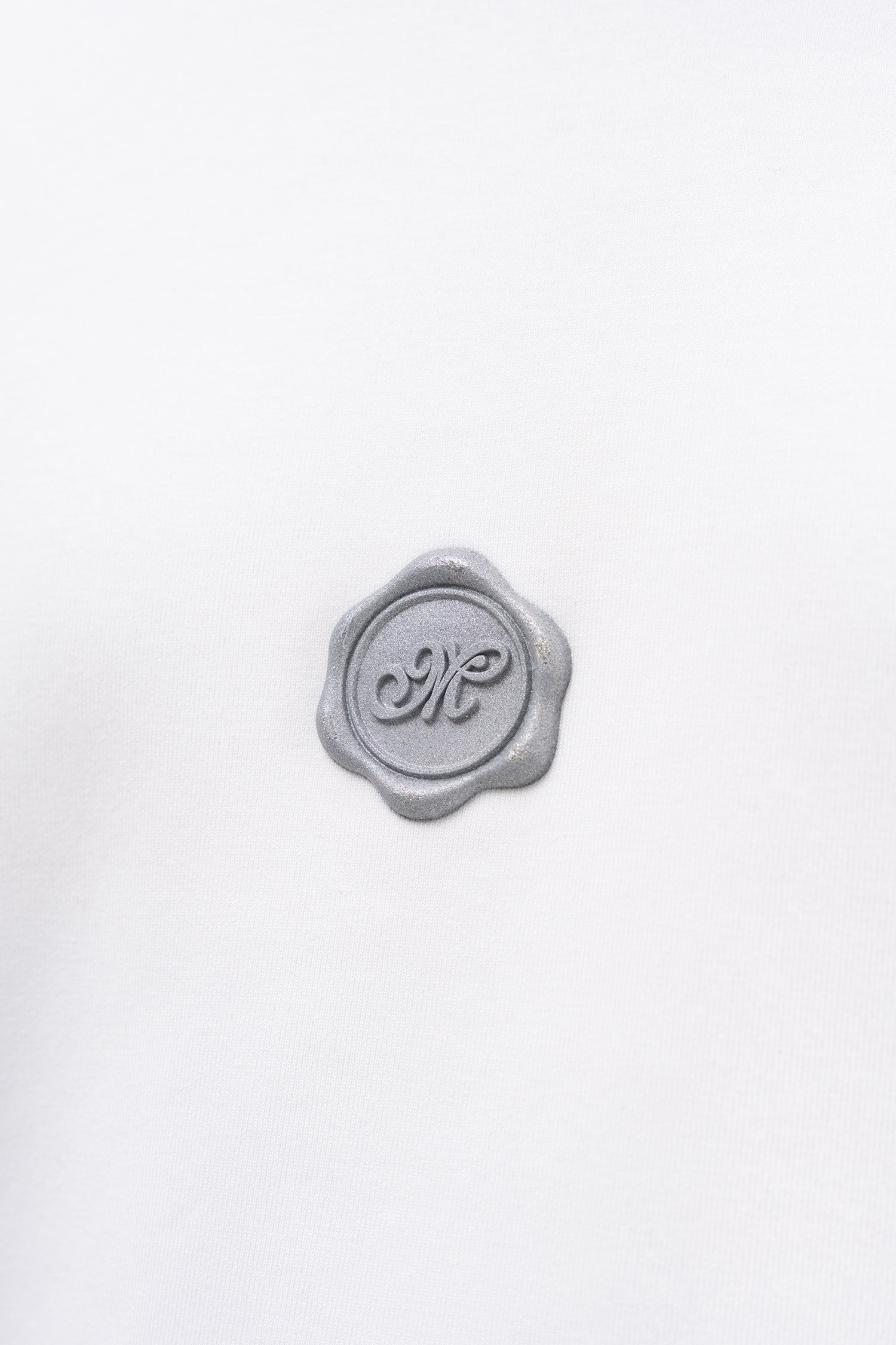 Erkek Seal Baskılı Double Face Oversize Tişört Ekru-3