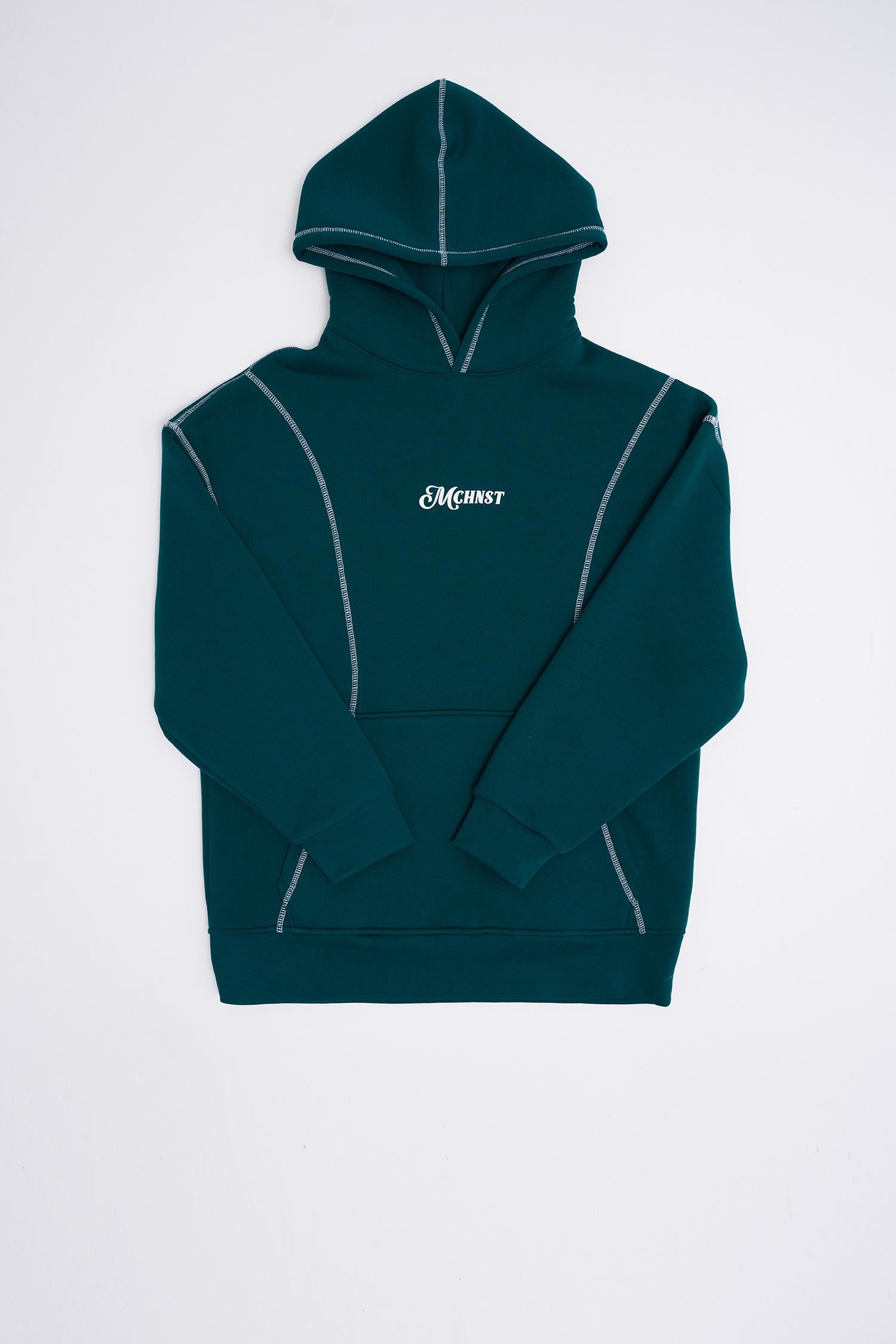 Erkek Straddie Hoodie Yağ Yeşili