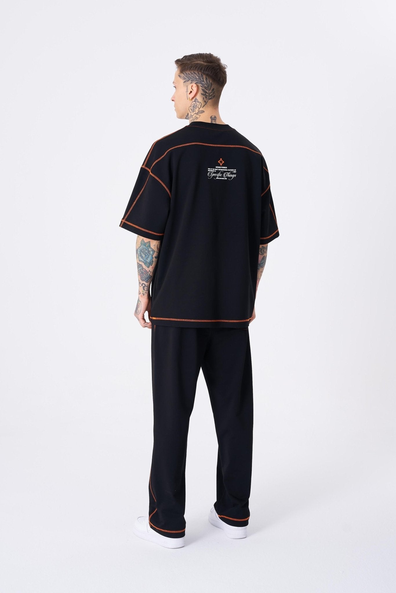 Erkek Stradie Stittch Pantolon Siyah