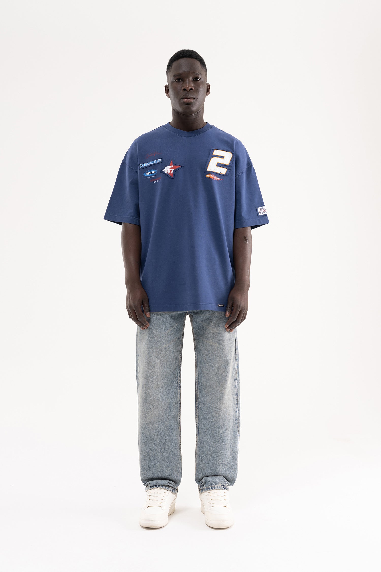 Erkek Straight Fit Jean Pantolon Açık Mavi-6