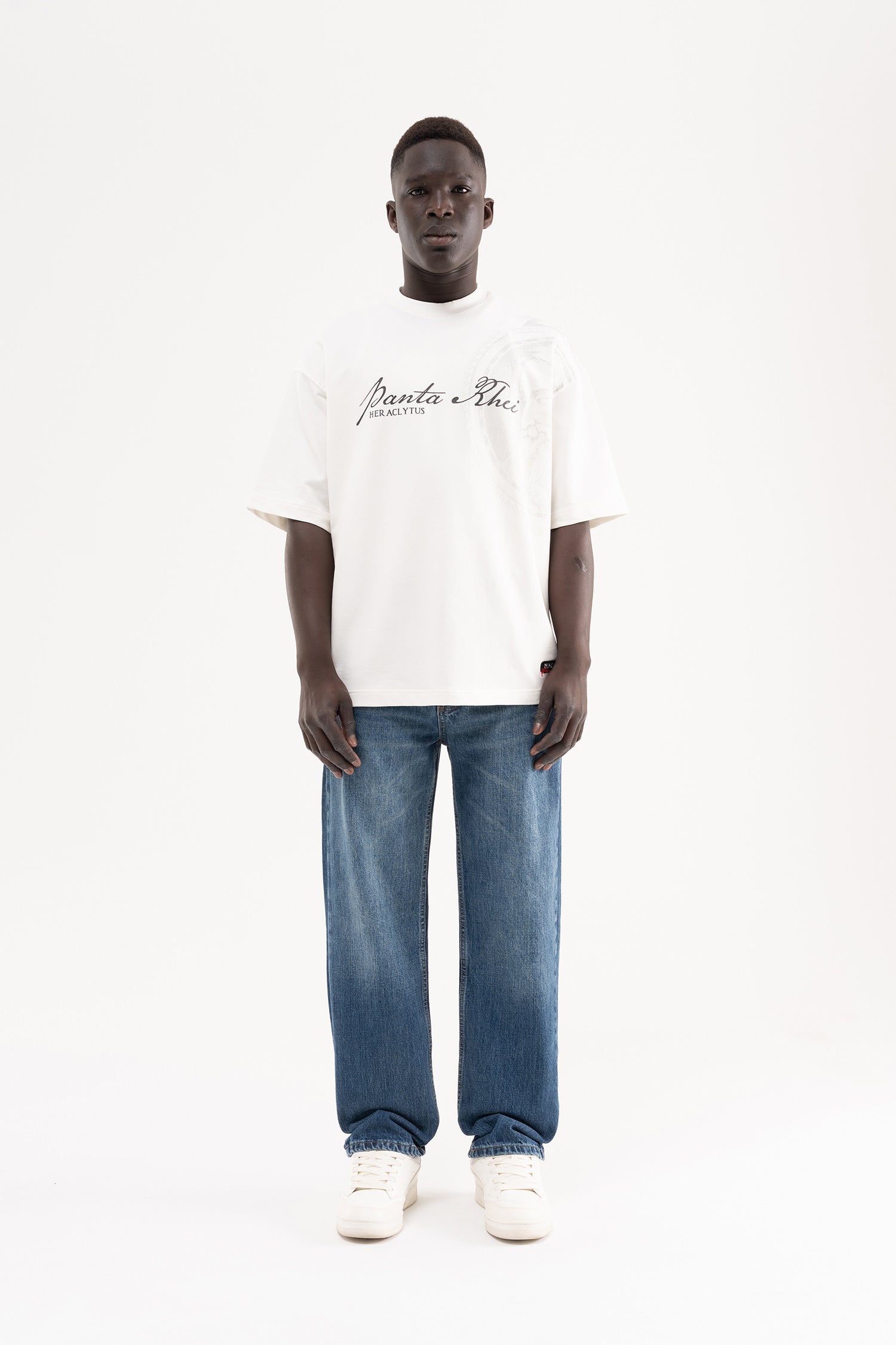 Erkek Straight Fit Jean Pantolon Mavi-6