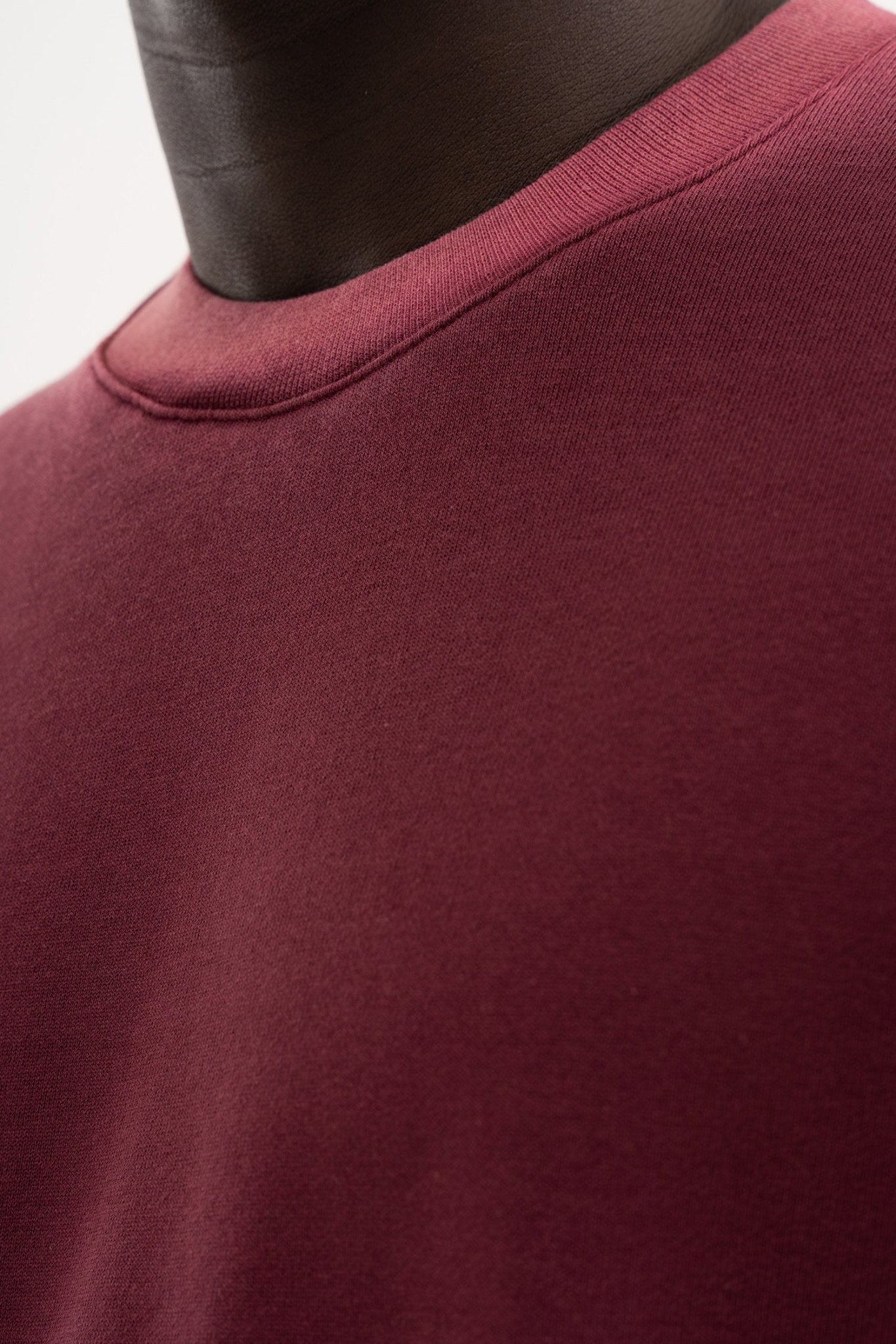 Erkek Studs Embellished Yıkamalı Oversize Tişört Vişne