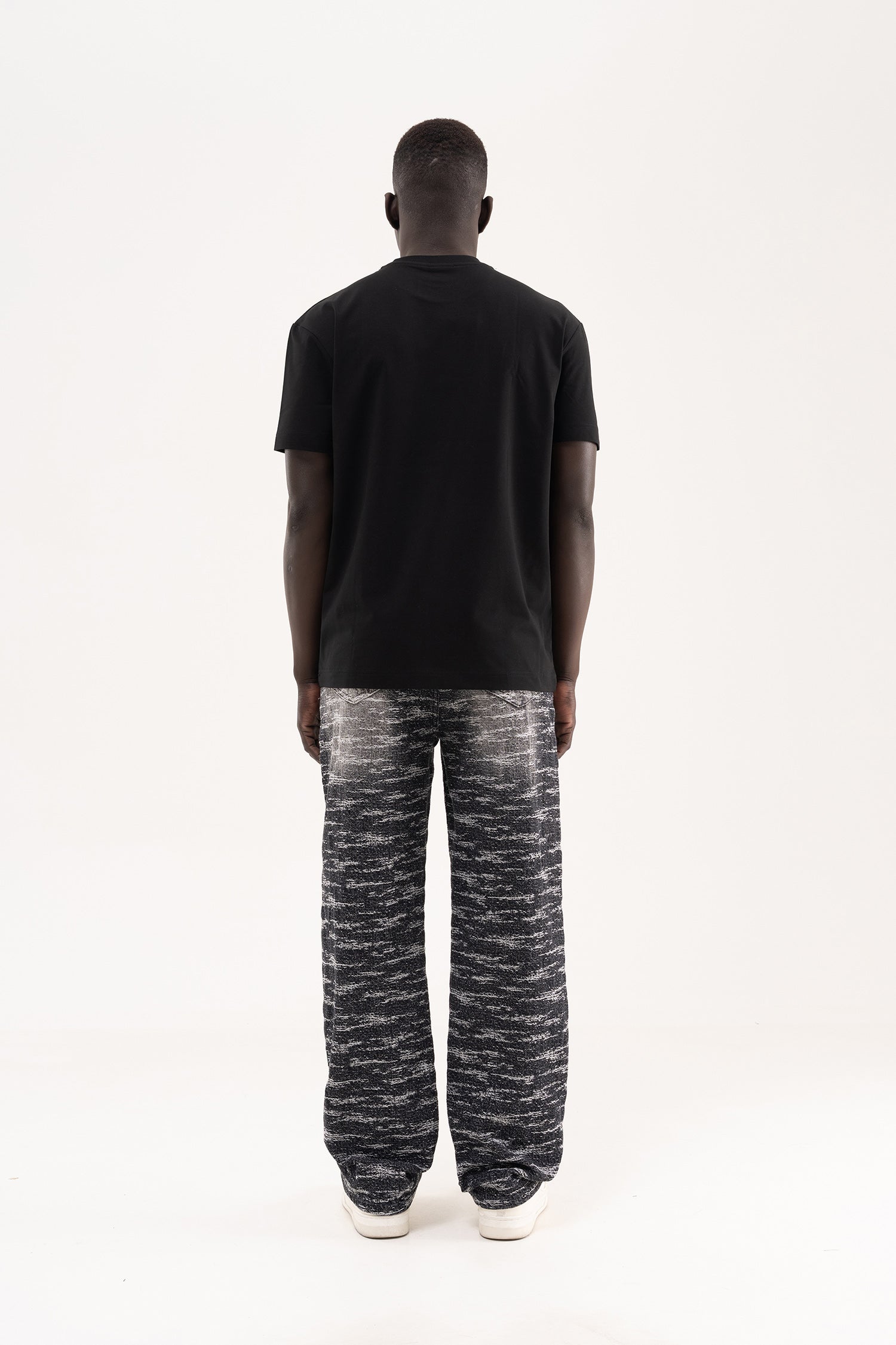 Erkek Stylish Basic Regular Modal Tişört Siyah-8