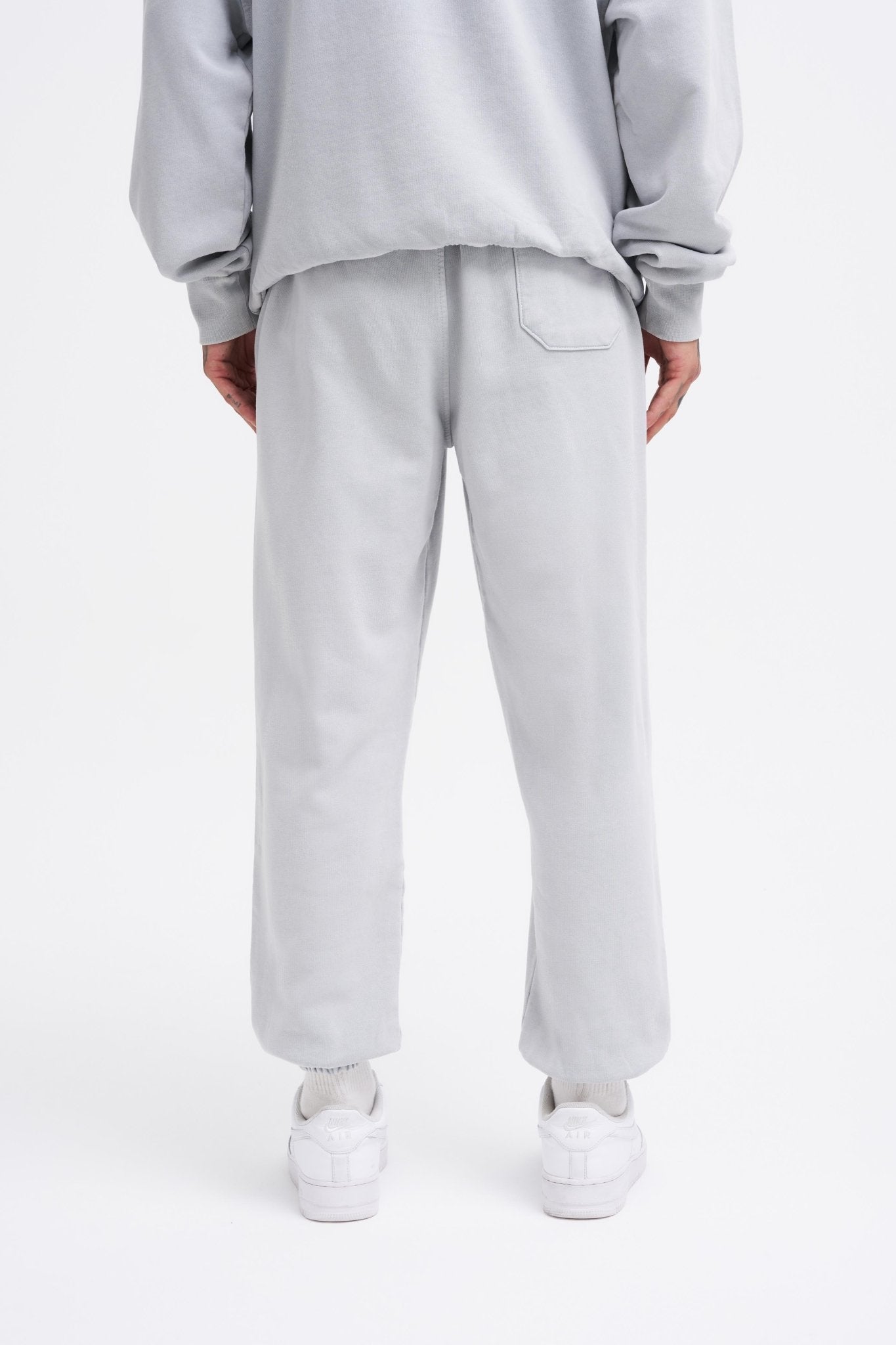 Erkek Yıkamalı Basic Jogger Eşofman Altı Gri