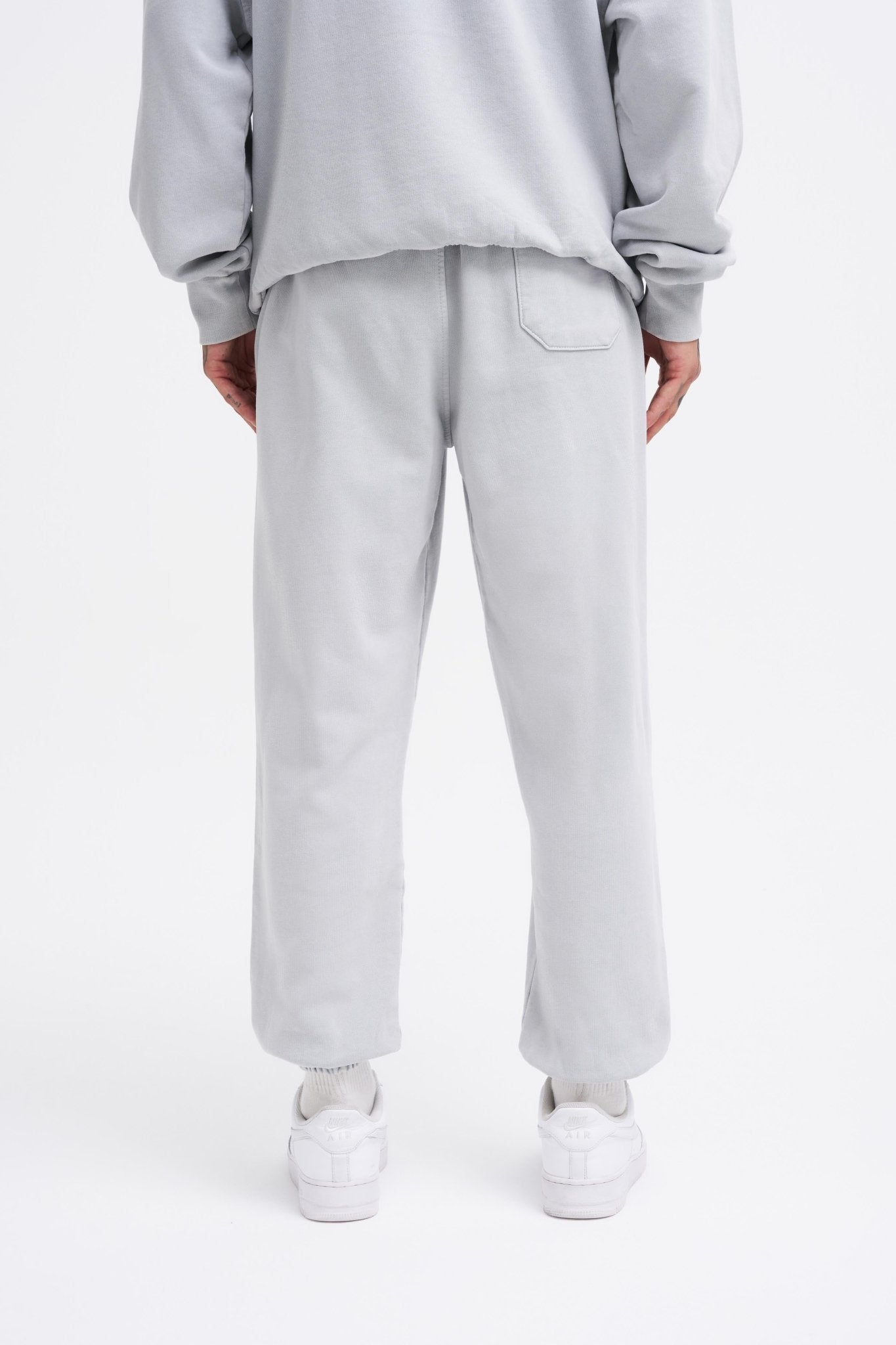 Erkek Yıkamalı Basic Jogger Eşofman Altı Gri