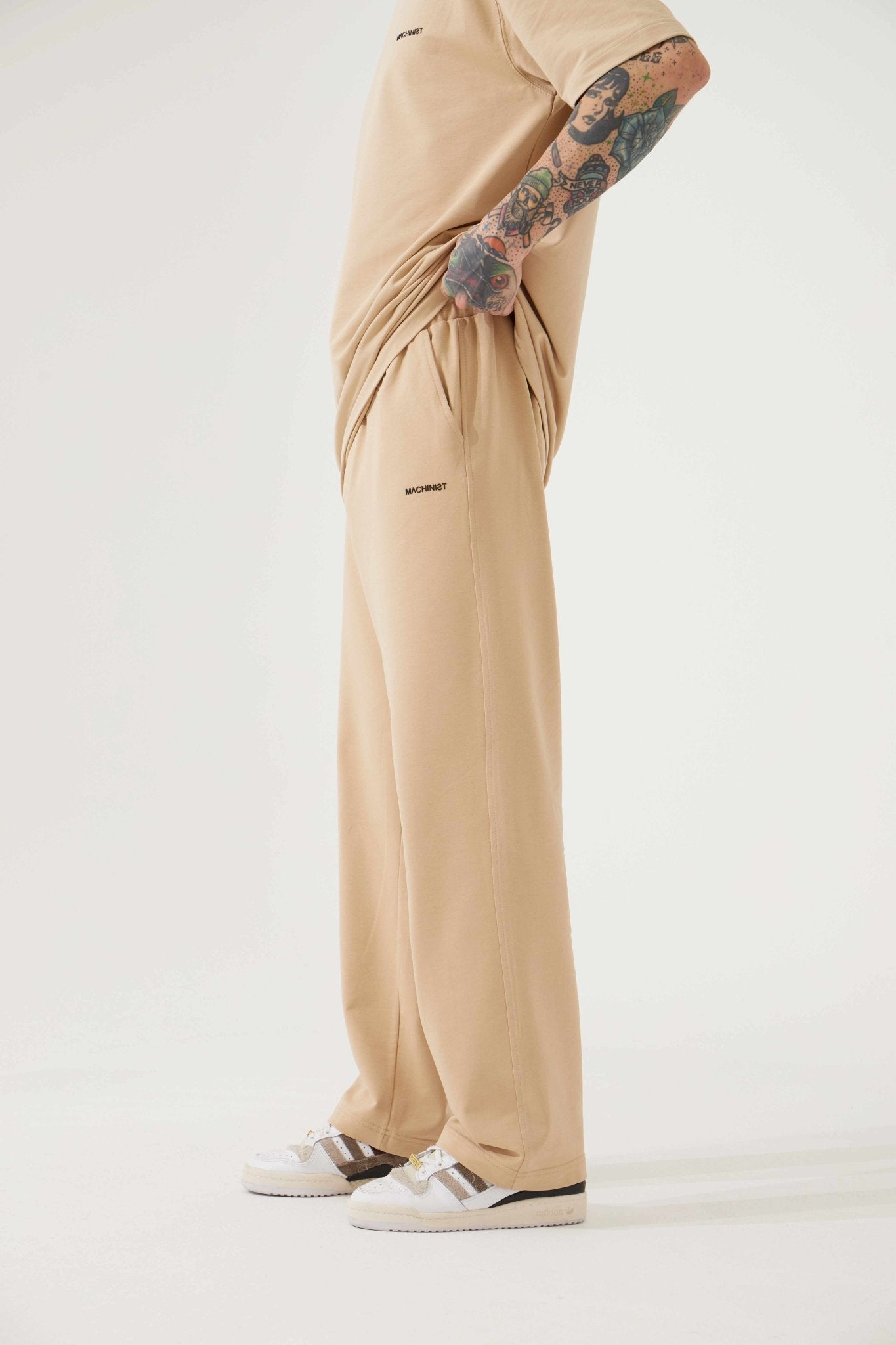 Relaxed Basic Baggy Eşofman Altı Bej