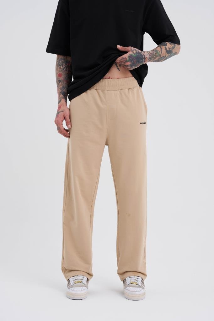 Relaxed Basic Baggy Eşofman Altı Bej
