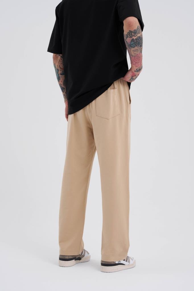 Relaxed Basic Baggy Eşofman Altı Bej