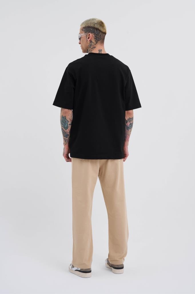 Relaxed Basic Baggy Eşofman Altı Bej