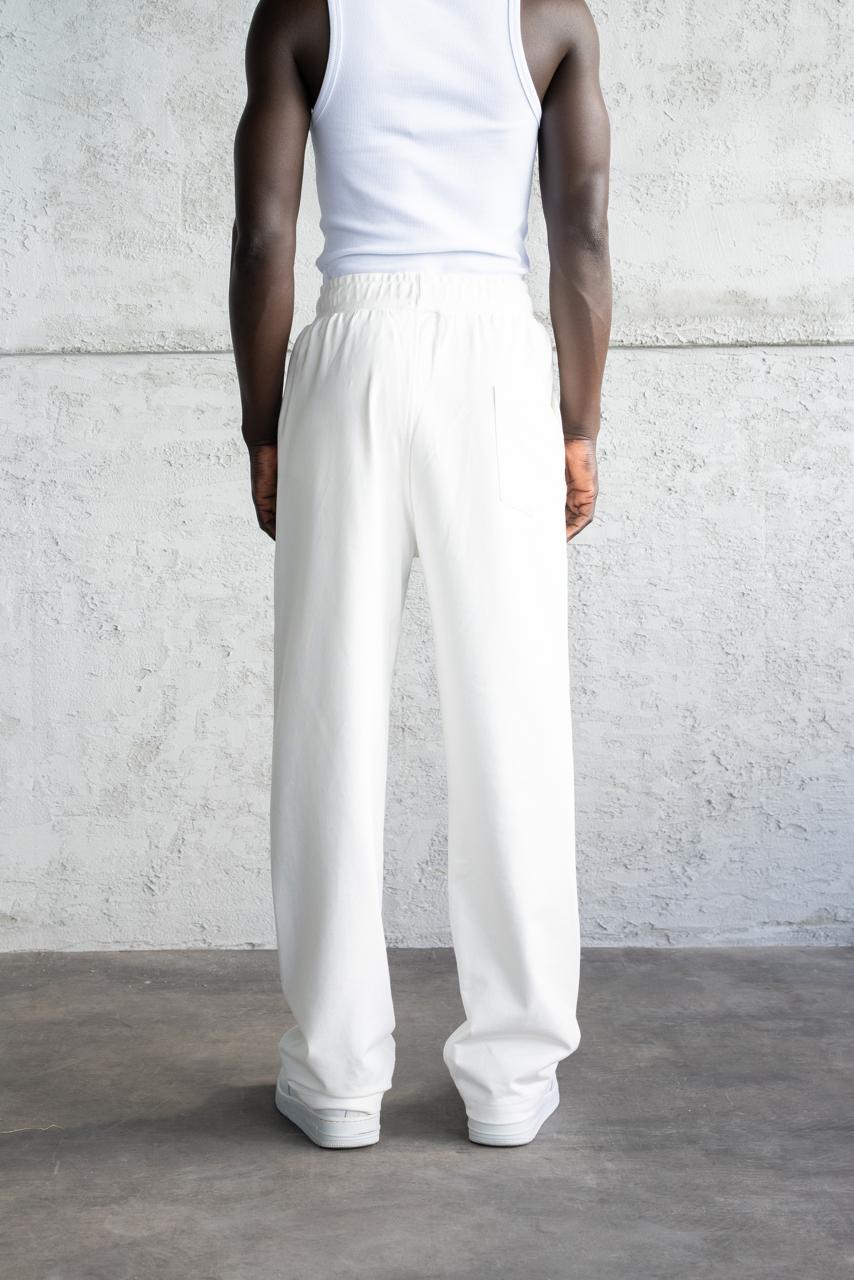Relaxed Basic Baggy Eşofman Altı Ekru