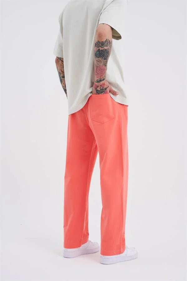 Relaxed Basic Baggy Eşofman Altı Elektrik Pembe