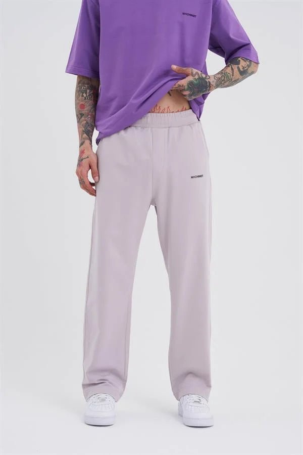 Relaxed Basic Baggy Eşofman Altı İnci Gri