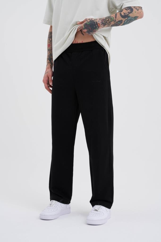 Relaxed Basic Baggy Eşofman Altı Siyah