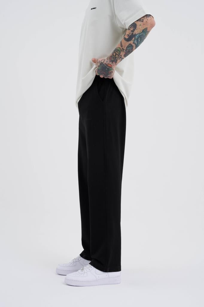 Relaxed Basic Baggy Eşofman Altı Siyah