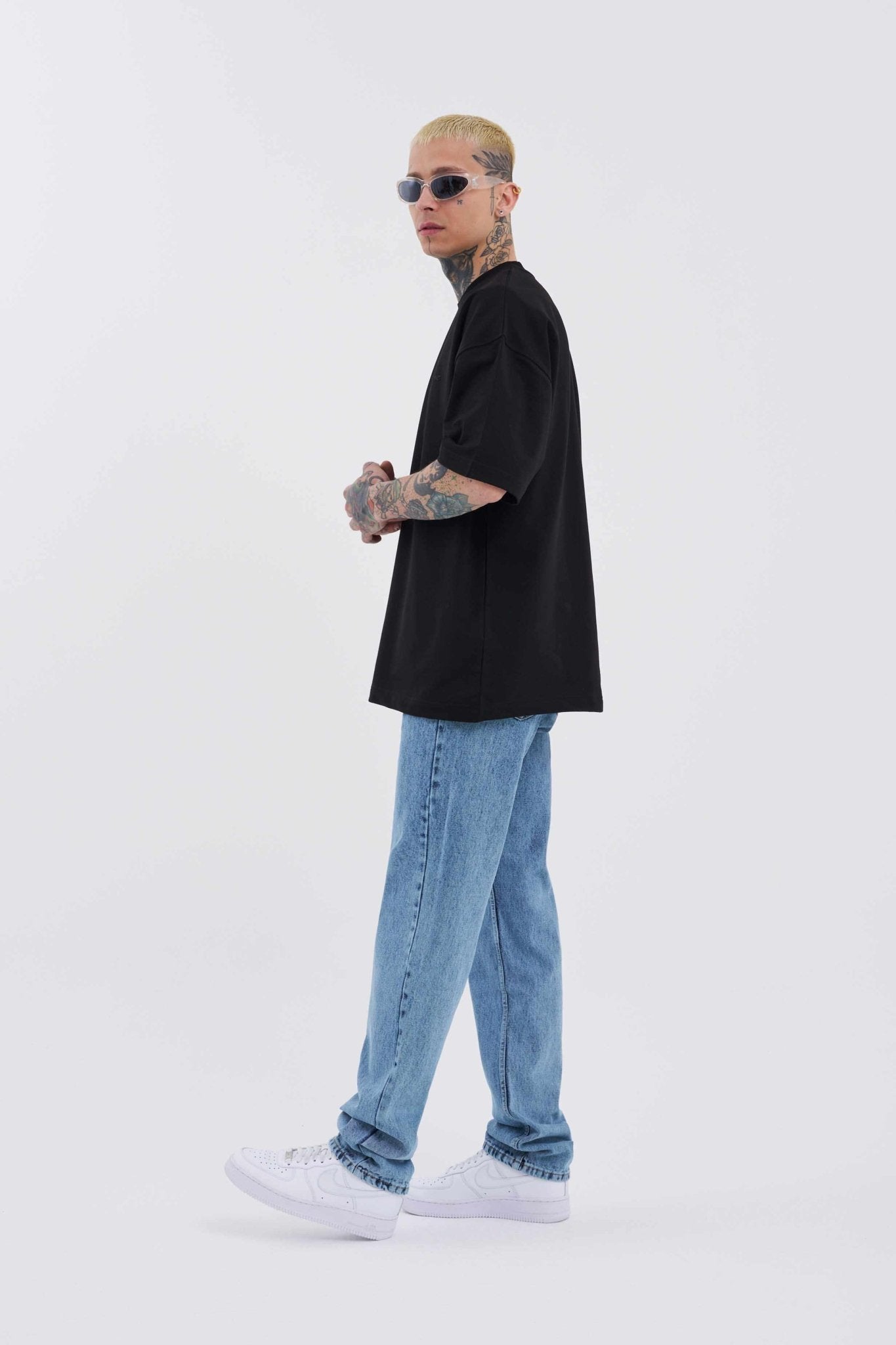 Erkek Tall Fit Jean Pantolon Mavi