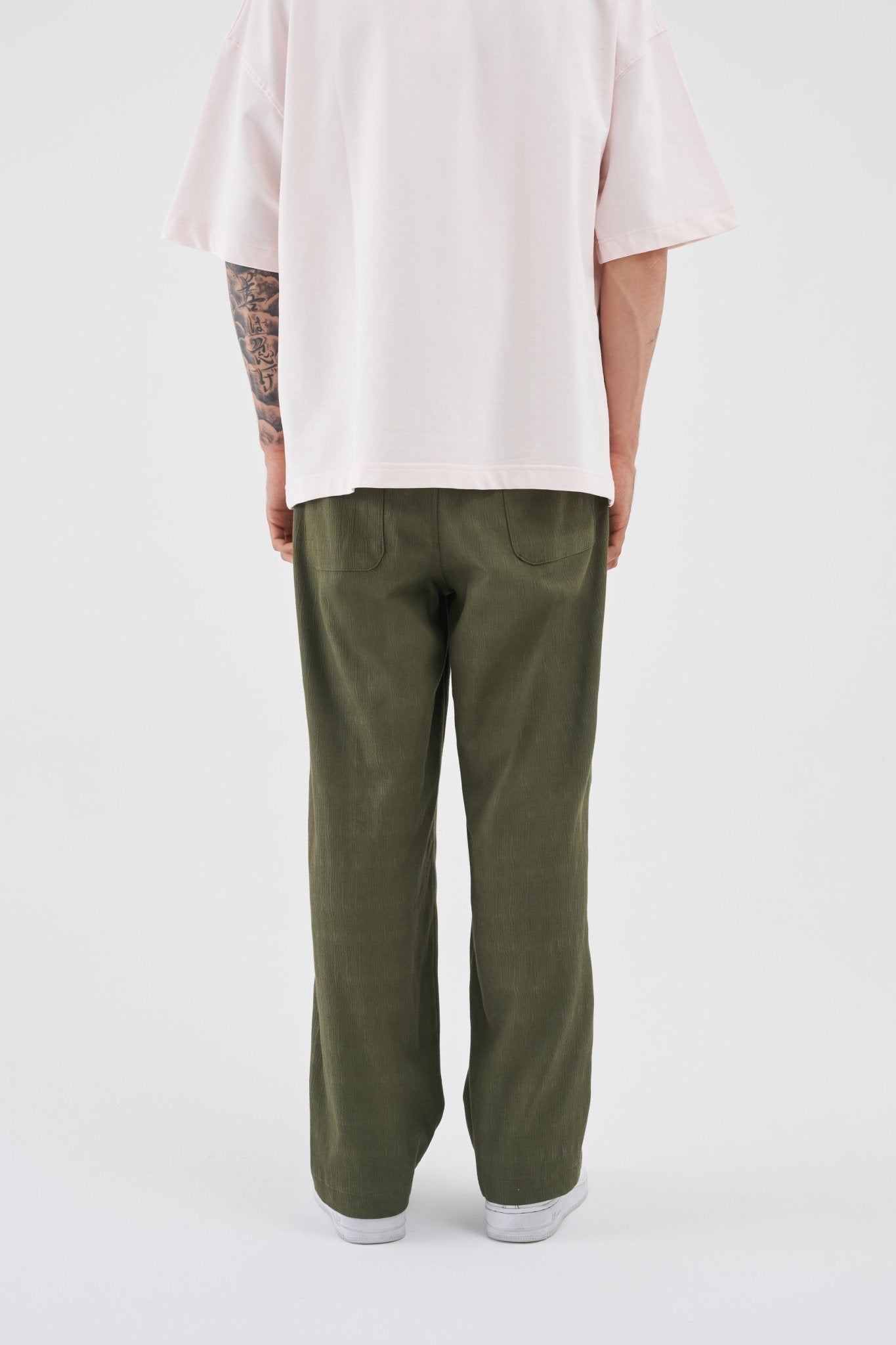 Erkek Oversize Pantolon Haki