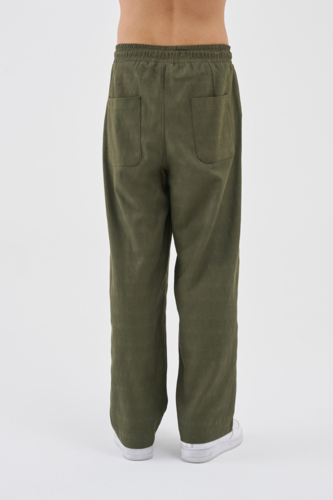 Erkek Oversize Pantolon Haki